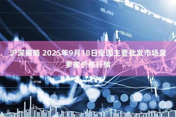 沪深策略 2025年9月18日全国主要批发市场菠萝蜜价格行情