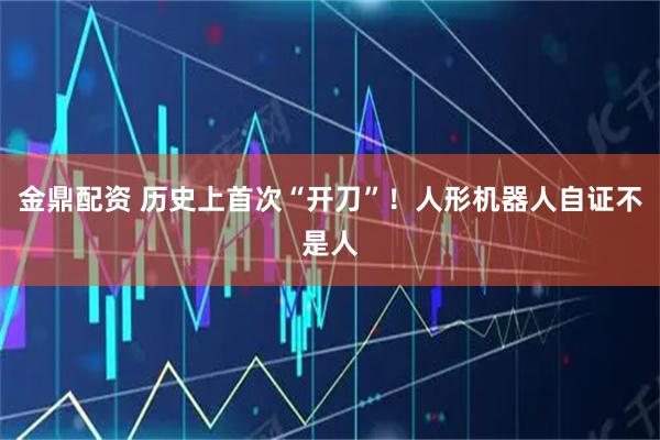金鼎配资 历史上首次“开刀”！人形机器人自证不是人